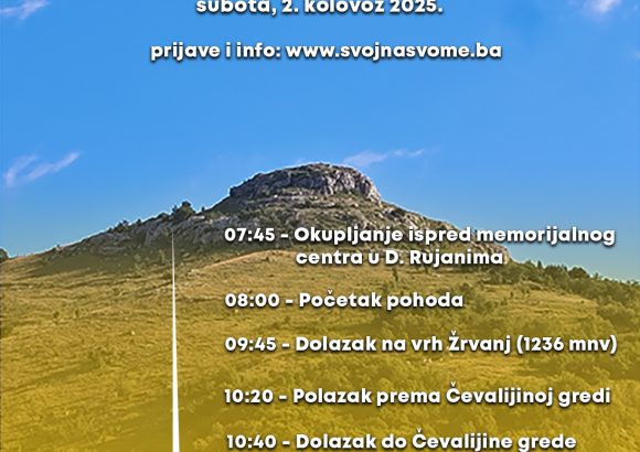 Planinarski pohod na Žrvanj i Uble